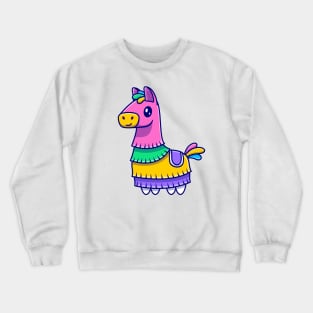 Cute Horse Pinata Crewneck Sweatshirt